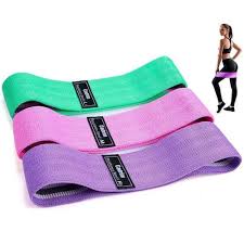 Kit 3 Faixa Elastica Hip Mini Band Treino Exercicio