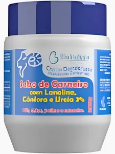 Creme Sebo De Carneiro Com Lanolina Cânfora E Uréia 3% 240g