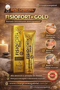 Gel Massageador Fisiofort + Gold 150 g