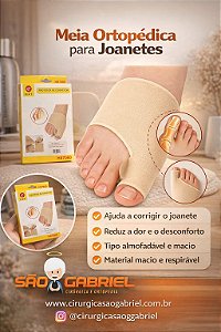 Corretivas Para Joanete Com Separador De Silicone Meia Ortopédica