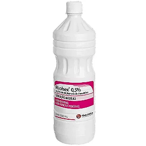 Riohex 0,5% - Solução Alcoólica 1L - RIOQUÍMICA