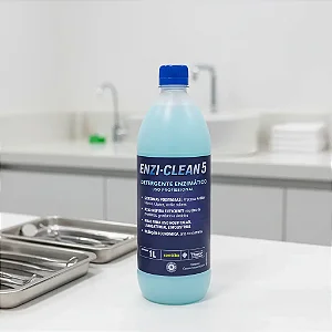 Detergente Enzimatico - 1 Litro Manicure Médico Odontológico