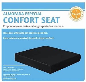 Almofada Quadrada Látex Confort Seat Perfetto
