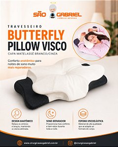 Travesseiro Butterfly Pillow Visco Perfetto