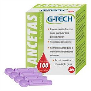 Lancetas G-Tech c/ 100