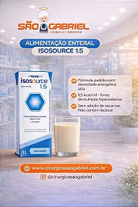 Isosource 1.5 Sem Sabor - 1000ml Néstle