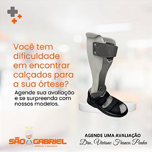 Calçado Para usar com Órtese Sob Medida