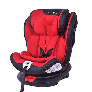 Cadeira Bebê Auto 0 A 36kg Isofix Vermelha Baby Style 15216