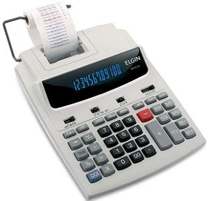Calculadora De Mesa Mr6124 Branca Elgin