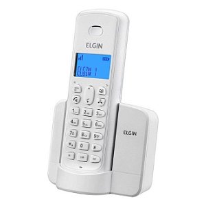 Telefone sem Fio Elgin TSF 8001 branco Com Identificador de Chamadas 1.9 GHz