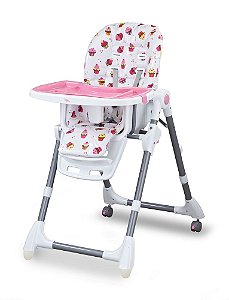 Cadeira Alta de Alimentação infantil Cherry baby Style Rosa 66212