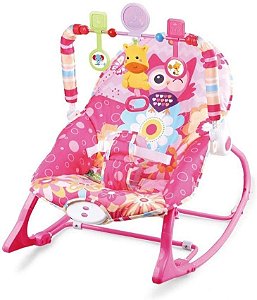 Cadeira de Descanso Repouseira Little Princess Musical Vibrat. Baby Style 68105