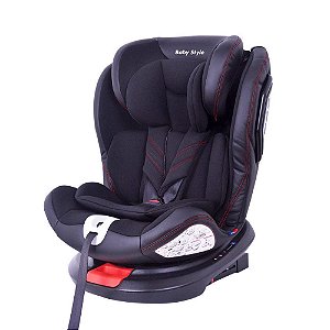 Cadeira Bebê Auto 0 A 36kg Isofix Preta Baby Style