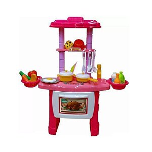 Kit Cozinha Infantil com 43 acessórios Importway BW091