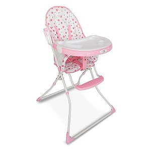 Cadeira de Alimentação Bebe Flash Rosa Baby Style