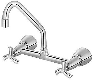 Misturador Cozinha de Parede 1/2" (DN15) e 3/4" (DN20) Docol Primor Chrome 00673806