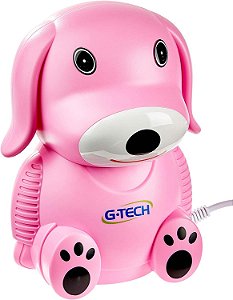 Nebulizador Compressor G-Tech Nebdog Rosa Bivolt