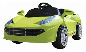 Mini Carro Elétrico Infantil 6V Verde Importway