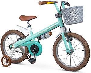 Bicicleta Infantil Aro 16 Antonella Girl Verde Nathor