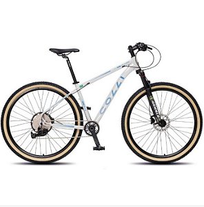 Bicicleta Colli Allure Premium Aro 29 Quadro 17'' Freio à disco 12M Branco 1617S-0100D
