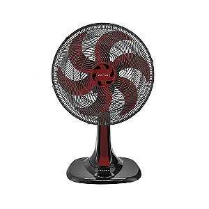 Ventilador Oscilante de Mesa Turbo 6P 30Cm Vermelho 220V Premium Ventisol 10023