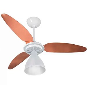 Ventilador de Teto Ventisol Wind Tulipa Branco New Vintage 6777 110V