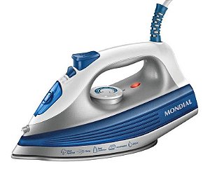 Ferro de Passar à vapor Mondial FVN-01 BL 1200W Azul 110v