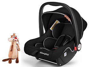 Kit Multilaser Bebê Conforto Preto e Cinza Fisher Price BB166 + Pelúcia O Show da Luna Cláudio BR897