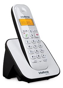Telefone sem Fio Digital Intelbrás TS 3110 Branco e Preto 4123153