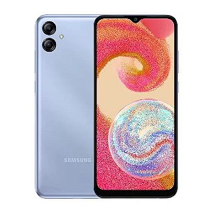 Smartphone Samsung Galaxy A04E 64GB Azul 4G Octa-Core 3GB RAM 6,5” Câm. Dupla + Selfie 5MP