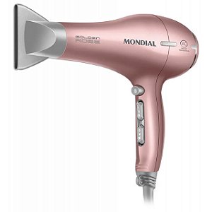 Secador de Cabelos Profissional Mondial SCP-03 Rose 60Hz 110V
