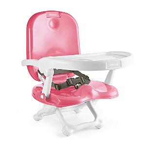Cadeira de alimentação Multmaxx compacta portátil Rosa