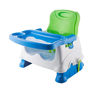 Cadeira de Alimentação Booster Infantil Multmaxx MTX063 Verde/Azul