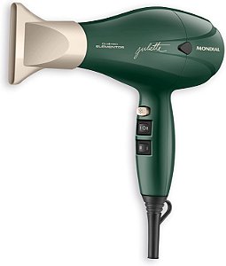Secador de Cabelo By Juliette Mondial Verde Oliva 2000W 110V