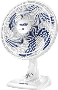 Ventilador de Mesa Mondial Super Power Branco 40cm 6 pás VSP-40-W 60Hz 110V