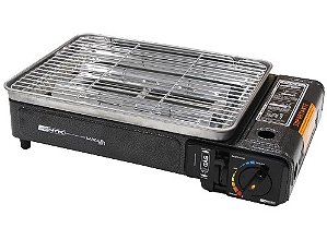 Fogareiro e Churrasqueira Nautika Magus Preto com acendedor automático 28040-UN