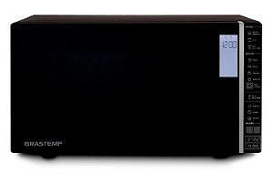 Micro-ondas Brastemp 32 Litros 900W Preto com Grill e Painel Integrado  BMG45AEANA 110V