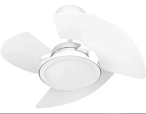 Ventilador de Teto Aventador Led Branco 3 Pás 130w Tron 220v