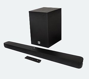 Soundbar JBL Cinema 2.1 SB180 Bluetooth e Subwooder Wireless JBLSB180BLKBR