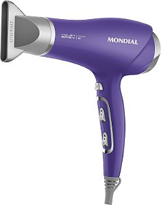 Secador de Cabelos Mondial Roxo/Prata SCN-05 60Hz 2.000W 220v