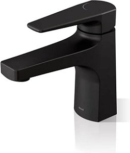 Misturador Monocomando de Mesa para Lavatório Lift Ônix ColdStart Jateado Preto 007959CE