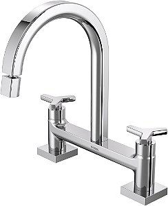 Misturador para Cozinha Bica Alta de Mesa 1/2" DN 15 DocolCity Cromado 00877706