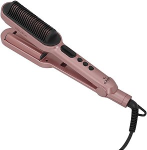Prancha Modeladora Gama Waver & Brush Keration 70 W Rose Bivolt