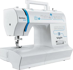 Máquina De Costura Portátil Genius Plus Jx-4035 Elgin Branco 110V