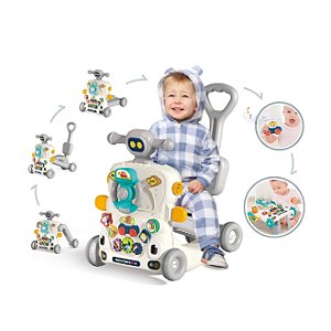 Andador Didático Multifuncional 6 em 1 Multmaxx MTX102 Cinza