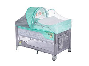 Berço Cercador Compacto Premium com Trocador Multmaxx MTX111 Verde