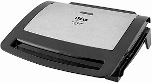 Grill Philco Destac Antiaderente Preto/Cinza 110v 1340w