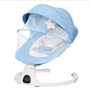 Cadeira de Balanço Automática Premium Multmaxx MTX101 Azul