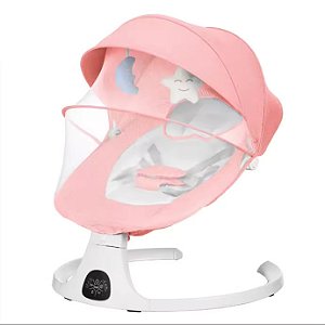 Cadeira de Balanço Automática Premium Multmaxx MTX100 Rosa