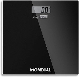 Balança Digital Mondial Smart Black BL-05 Até 150kg Preta Bivolt